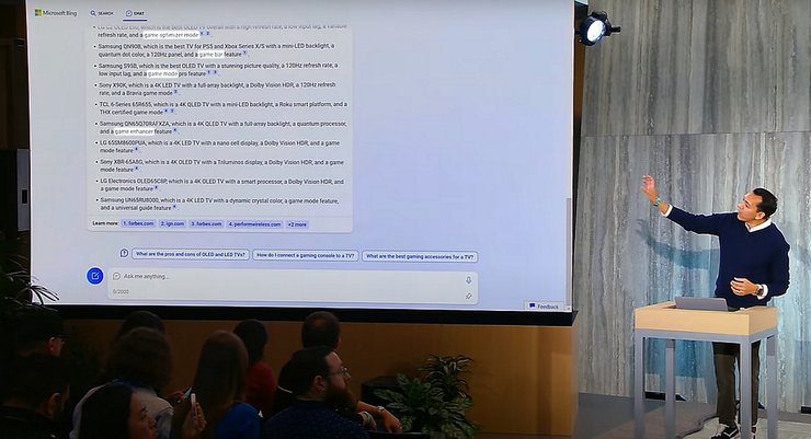 Bing, презентация Microsoft