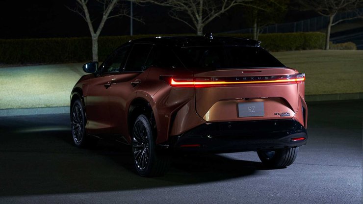 Новый Lexus RZ 450e, Lexus RZ 450e 2023, Lexus RZ 450e, кроссовер Lexus RZ 450e, электромобиль Lexus RZ 450e