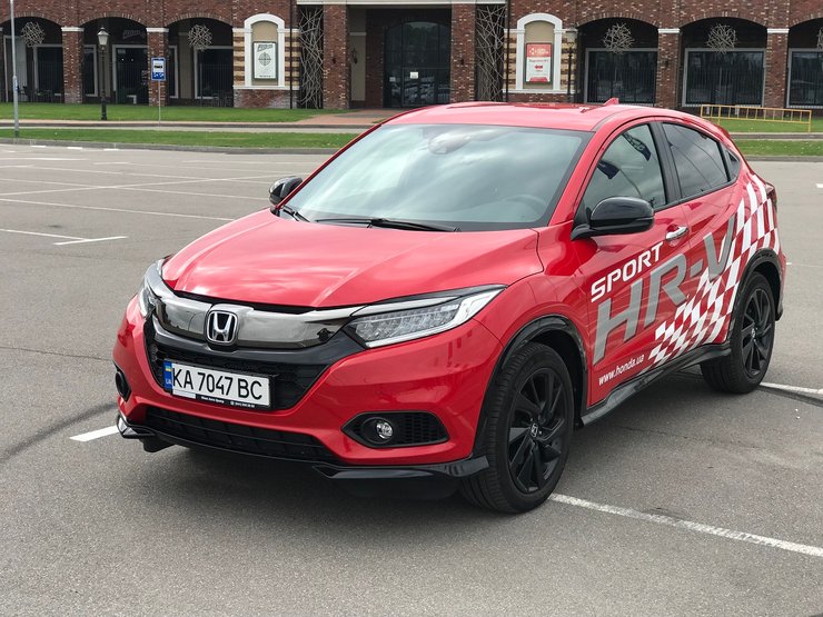 Honda HR-V внешность, экстерьер Honda HR-V Sport 2020, тест-драйв, обзор