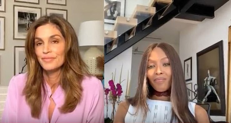 синди кроуфорд, наоми кэмпбелл