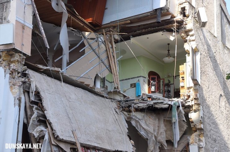 дом беляевых, обрушение дома, одесса