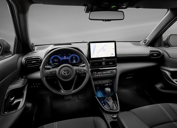 салон Toyota Yaris Cross, Toyota Yaris Cross, новая Toyota Yaris Cross, кроссовер Toyota Yaris, гибрид Toyota