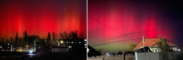 полярное сияние, Украина