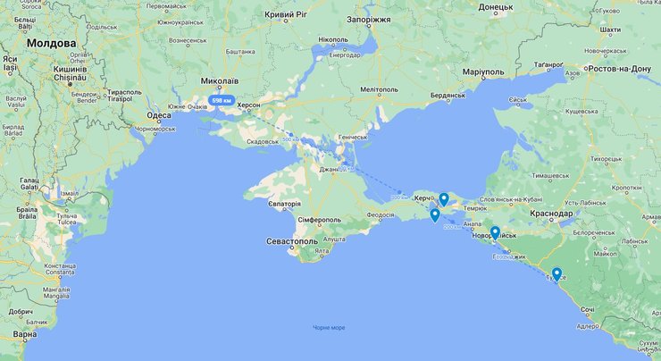 Туапсе, порт РФ, нафта РФ