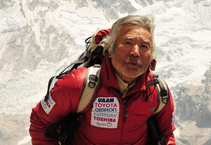 фото, Юичиро Миура, японский альпинист