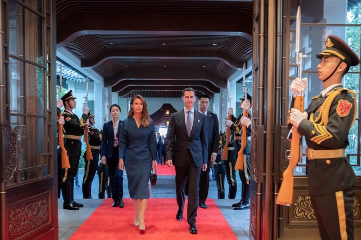 Асма Асад, Башар Асад