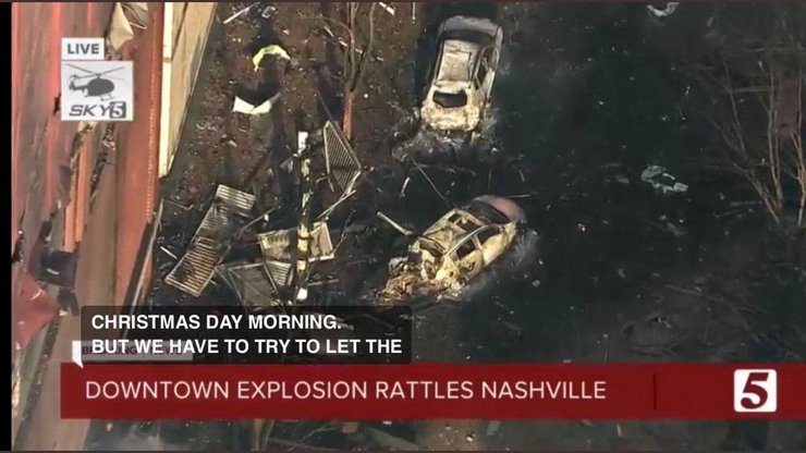 взрыв, Нэшвилл, США