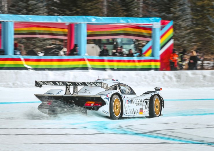 Porsche 911 GT1, Porsche 911, Porsche 911 GT1 1998, зимний дрифт, суперкар Porsche