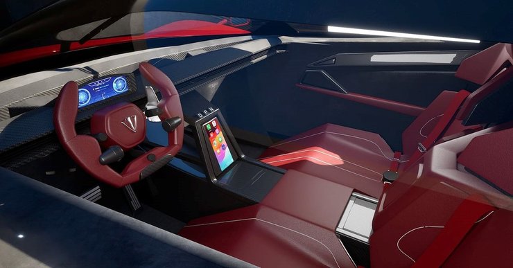 салон Arrera Illyrian TSX, Illyrian TSX, Arrera Automobili, суперкар из Косово, суперкар Arrera Illyrian, суперкар Arrera Illyrian