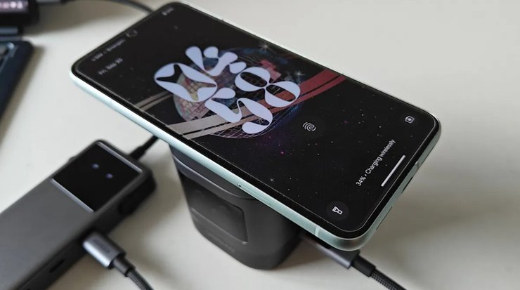 бездротова зарядка смартфон android