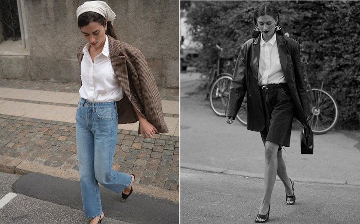 базовая белая рубашка 2021