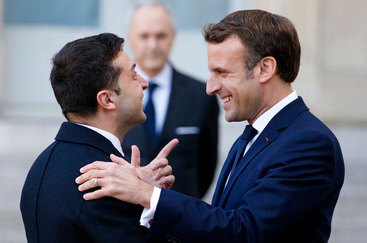зеленский, макрон, нормандская четверка, фото