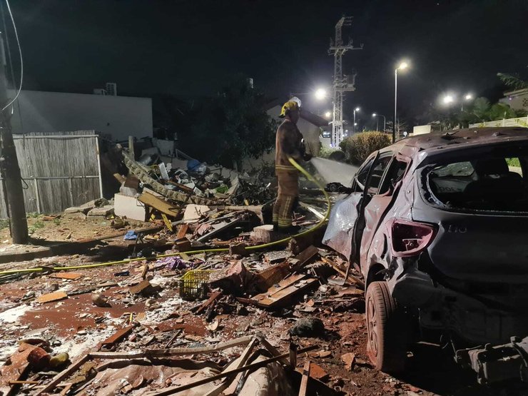 Последствия обстрела, Ашкелон,