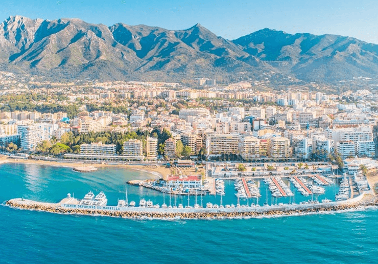 Марбелья, панорама курорта