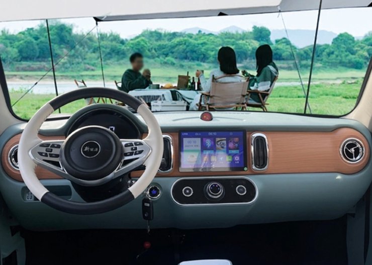 салон Alma M-200, электромобиль Alma, китайский электромобиль, китайский электромобиль