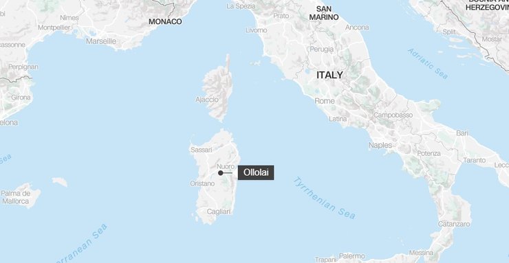 оллолаи, дом за евро, сардиния