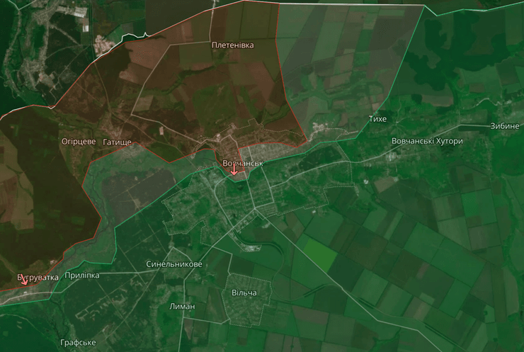 Карта боевых действий