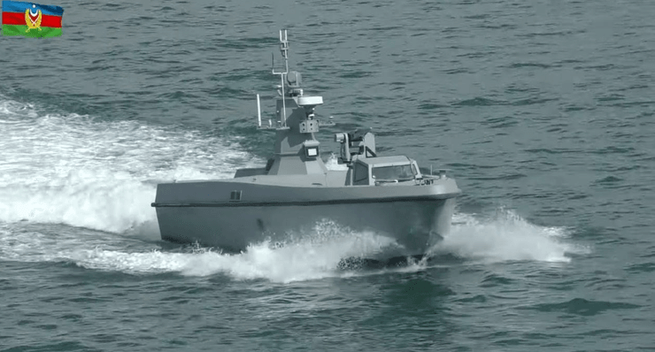 Армия Азербайджана получила морской дрон salvo