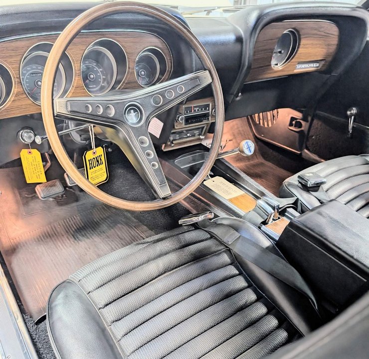 Салон Ford Mustang 1969 года