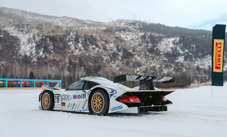 Porsche 911 GT1, Porsche 911, Porsche 911 GT1 1998, зимний дрифт, суперкар Porsche