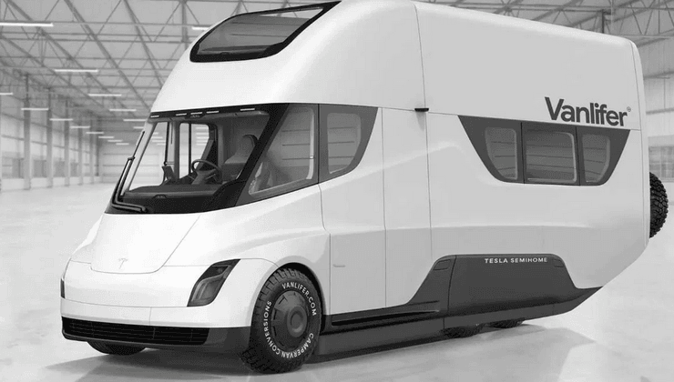 минивэн Tesla, микроавтобус