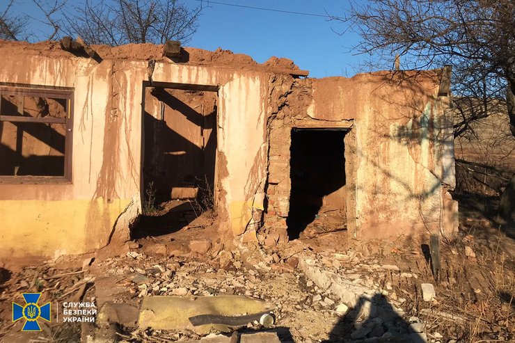 схрон оккупантов