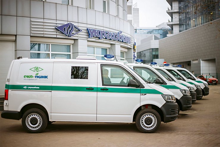 укргазбан, отделение, автомобиль, инкассация, фото