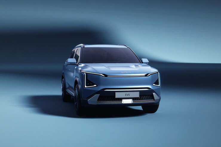 Kia EV5 2024, Kia EV5, новий Kia EV5, електромобіль Kia, електромобіль Kia, кросовер Kia