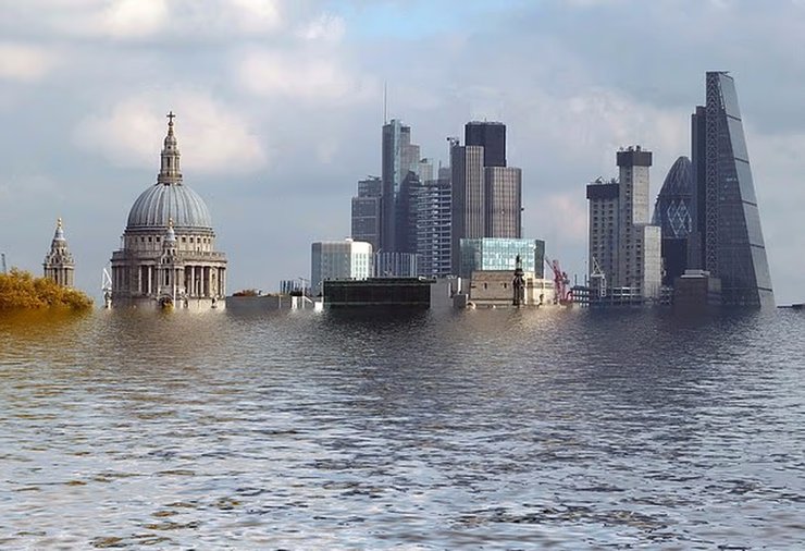 лондон под водой