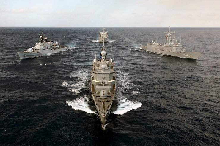 боевые корабли нато, натовский флот, флот нато, вмс нато, война на море, миссия нато