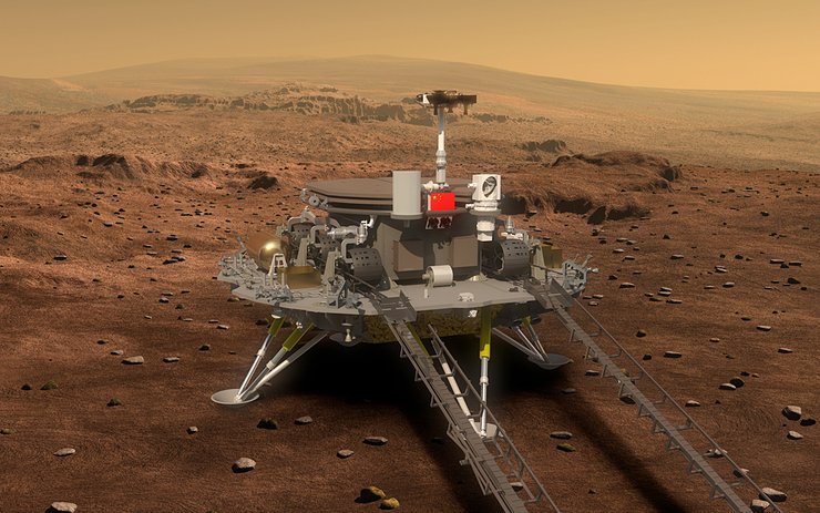 фото, марсоход, орбитальный и посадочный аппараты