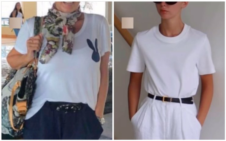 Белые футболки