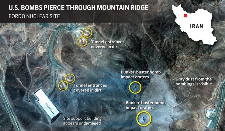 фордо после бомбардировки