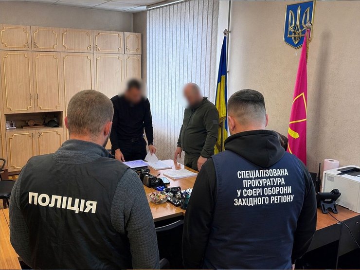 фото затримання заступника начальника військкомату на Закарпатті, 26  травня