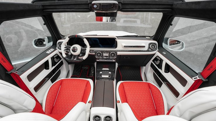 салон гелендвагена, Mercedes G-Class, Mercedes G-Class Mansory, тюнинг Гелендвагена, тюнинг Гелендвагена