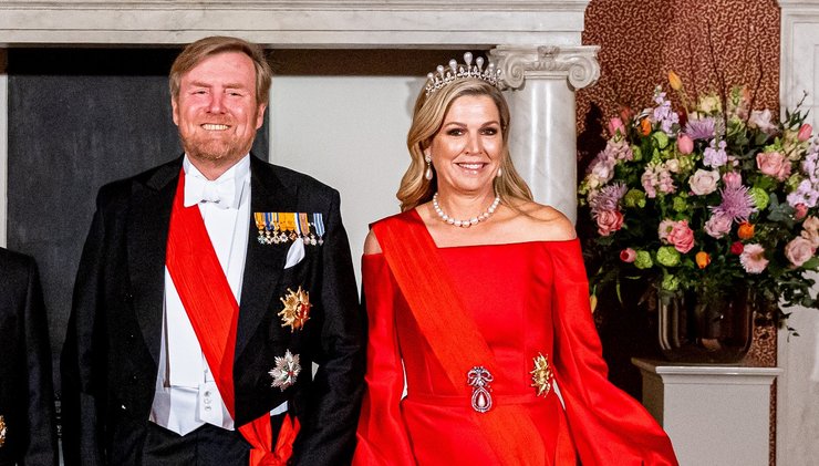 Король Виллем-Александр и королева Максима