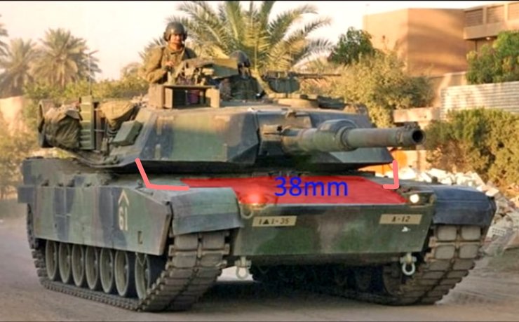 защита танков Abrams,