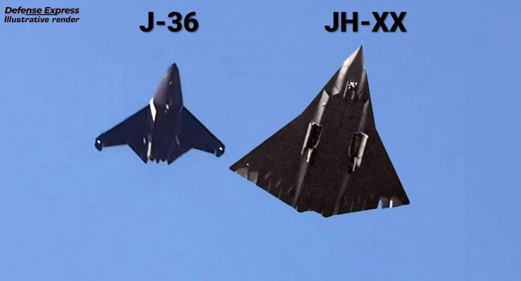 Бомбардировщик JH-XX, китайский бомбардировщик H-20, стратегический стелс-бомбардировщик, истребитель пятого поколения, стелс-технологии