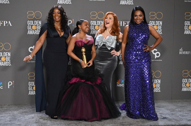 хайди клум. золотой глобус, золотой глобус 2023, золотой глобус красная дорожка, золотой глобус худшие наряды, кинта брансон