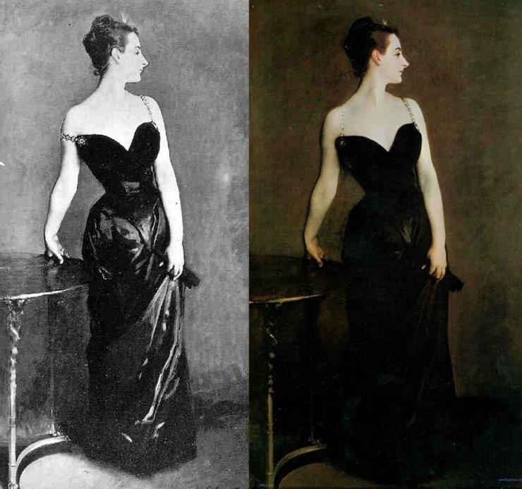 фото, картина Портрет мадам Икс американца Джорджа Сарджента