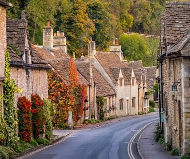 Так бачить містечко Котсуолдс людина