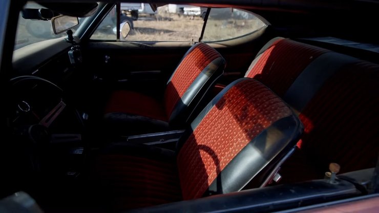 салон Oldsmobile 442 1968 года, ретро авто