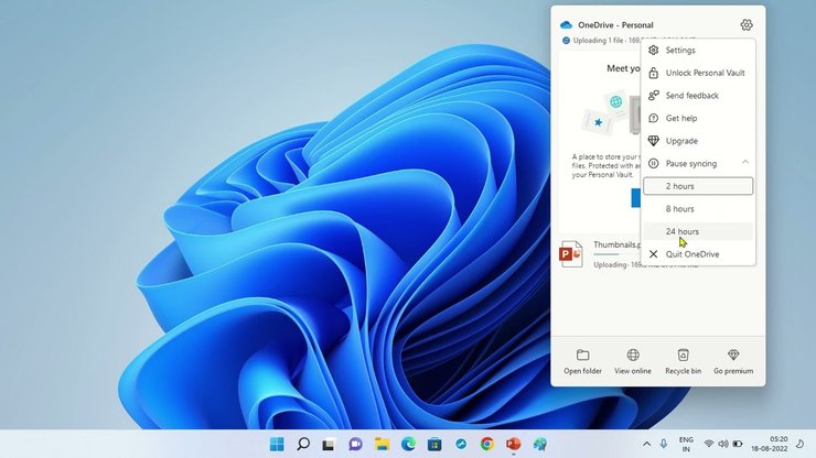 microsoft onedrive налаштування windows хмарне сховище