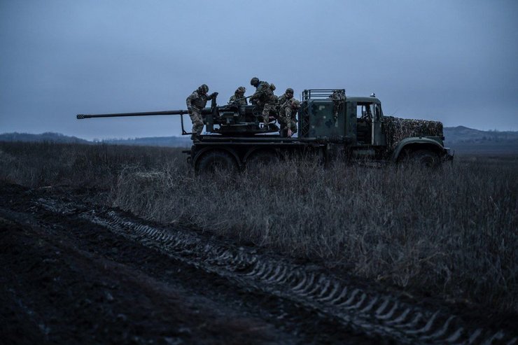 Ган-трак на базе КрАЗ-255Б