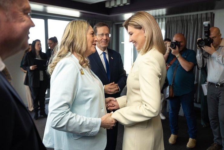 елена зеленская израиль, президент израиля, образы елены зеленской