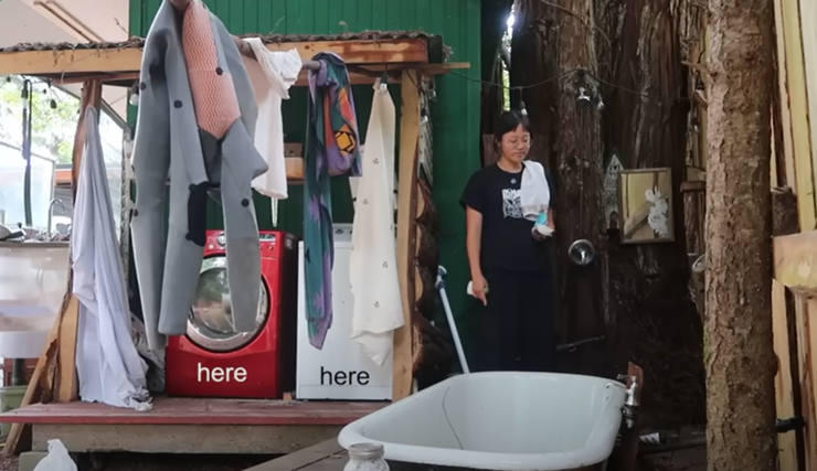 Аренда жилья, недвижимость, раскладной дом, американка живет в теплице, жилье, курьезы, интересные истории, фото, США