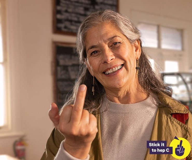 реклама со средним пальцем, борьба с гепатитом, Новая Зеландия