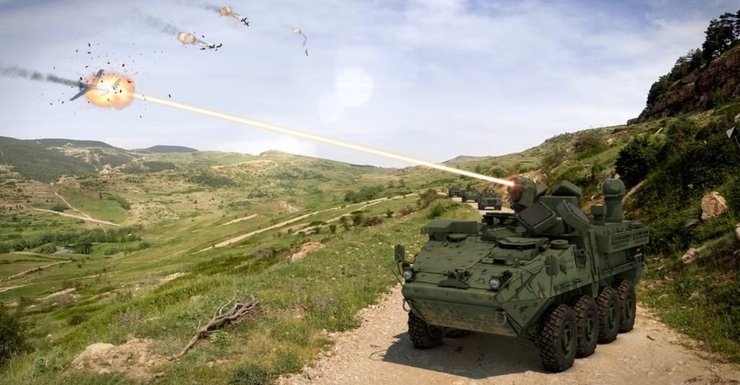 бтр, лазерна установка, захист від дронів