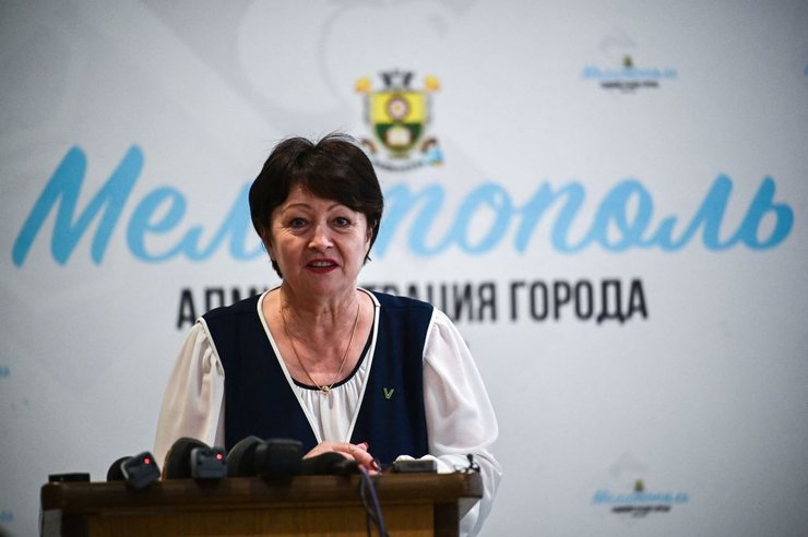 галина данильченко, мелитополь, мэр мелитополя, оккупация мелитополя