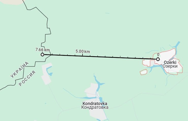 озерки, карта озерки, озерки курская область